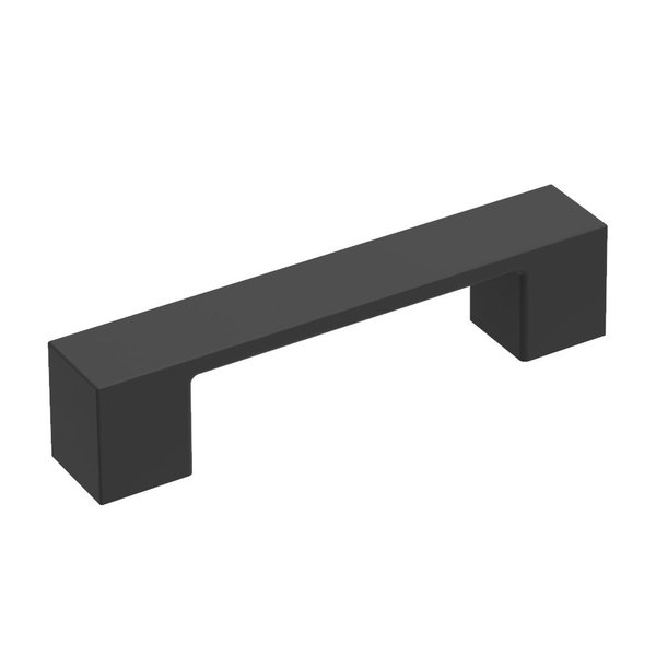 Heritage Designs Contemporary Pull 3 Inch Center to Center Matte Black Finish, 10PK R077751MBX10B